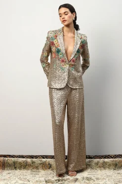 RANNA GILL Pants-Alisha Pekha In Dawn Pants Golden