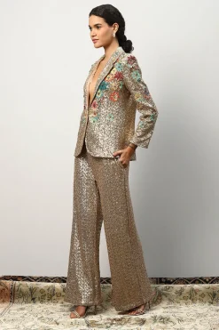 RANNA GILL Pants-Alisha Pekha In Dawn Pants Golden