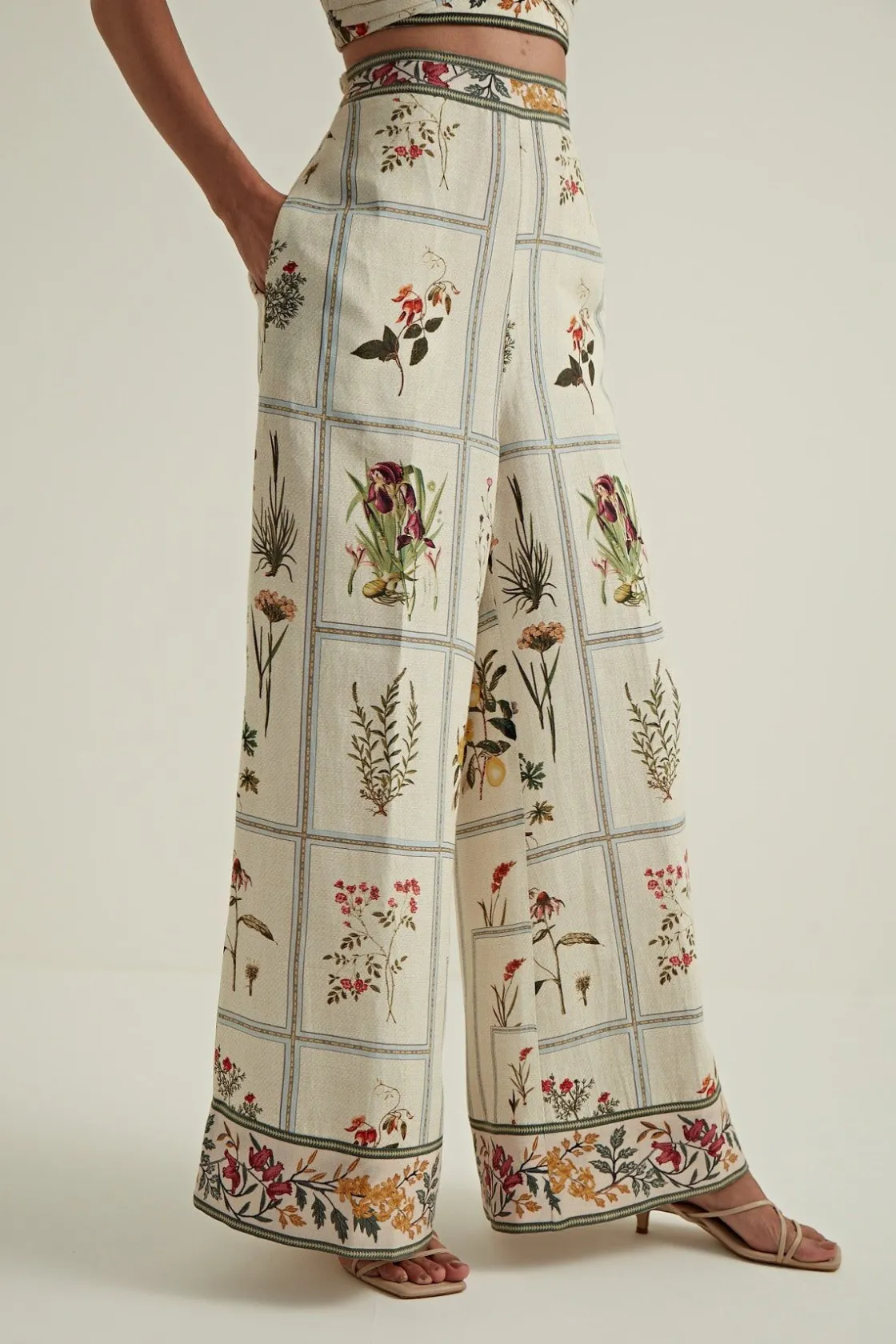 RANNA GILL Pants-Amanda Pant Off White
