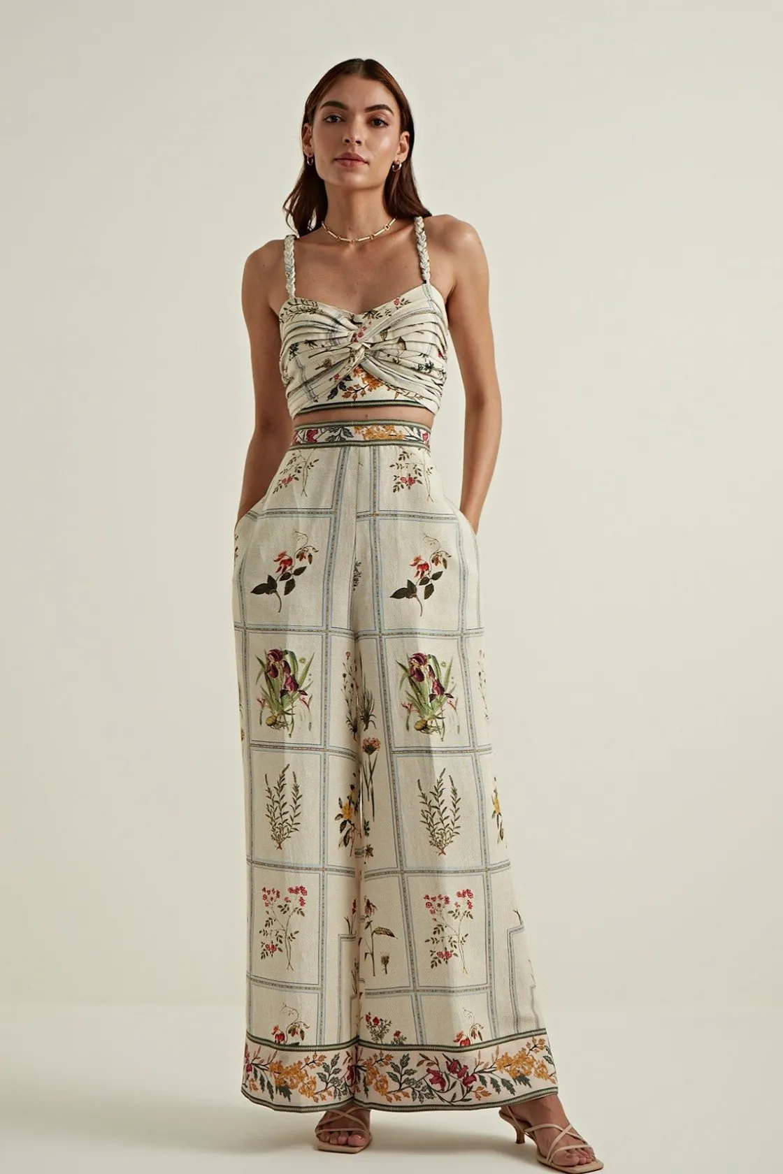 RANNA GILL Pants-Amanda Pant Off White
