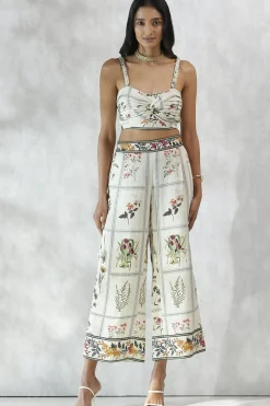 RANNA GILL Pants-Amanda Pant Off White