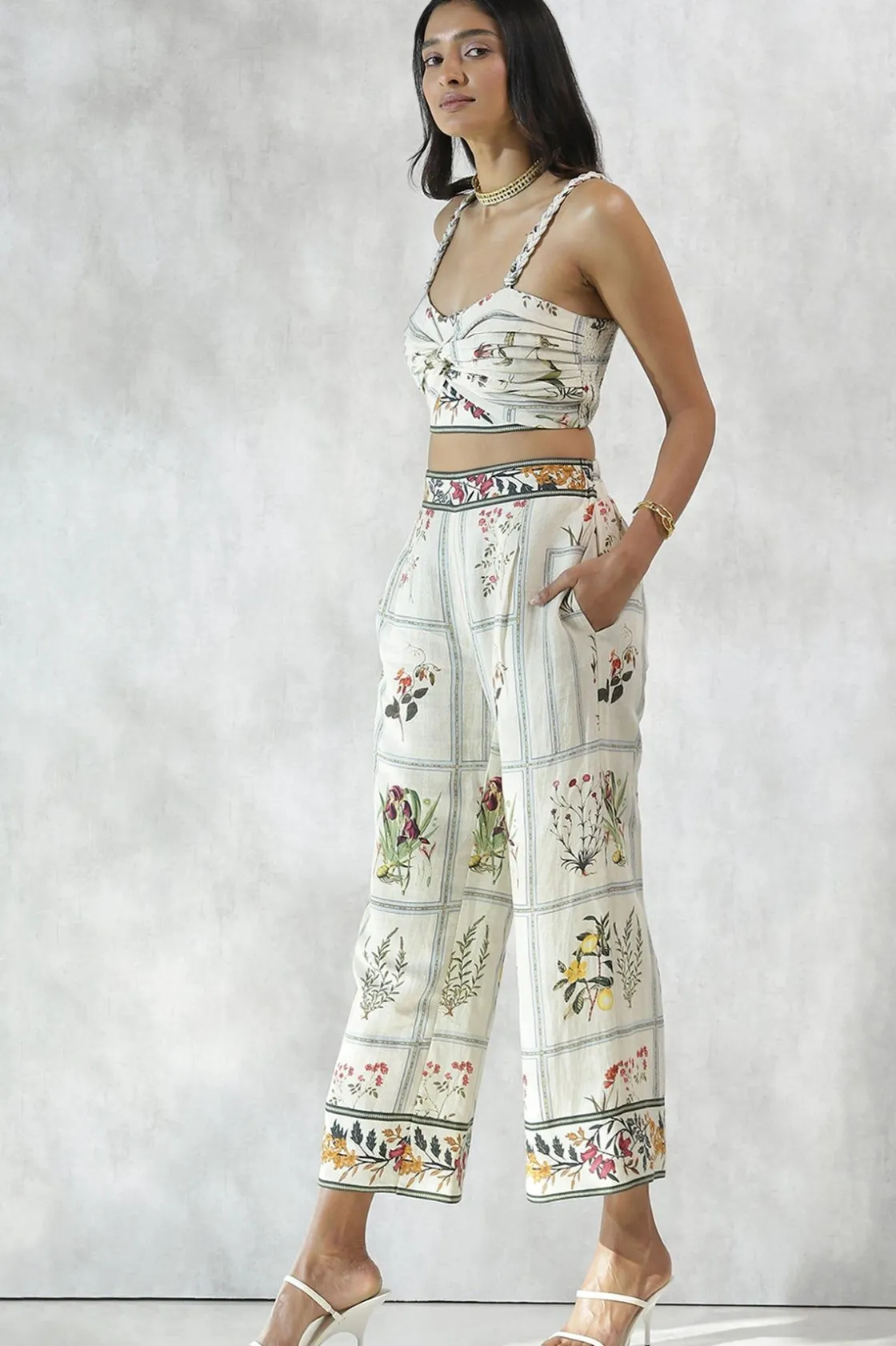 RANNA GILL Pants-Amanda Pant Off White