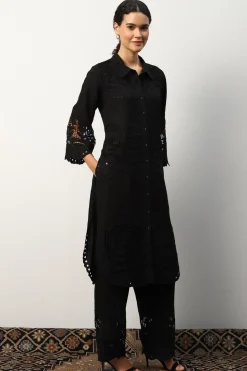 RANNA GILL Tunics-Amaya Tunic Black