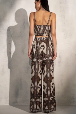 RANNA GILL Pants-Amelia Pant Brown