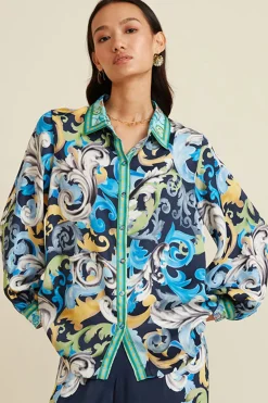 RANNA GILL Tops-Athena Blouse Multicolor