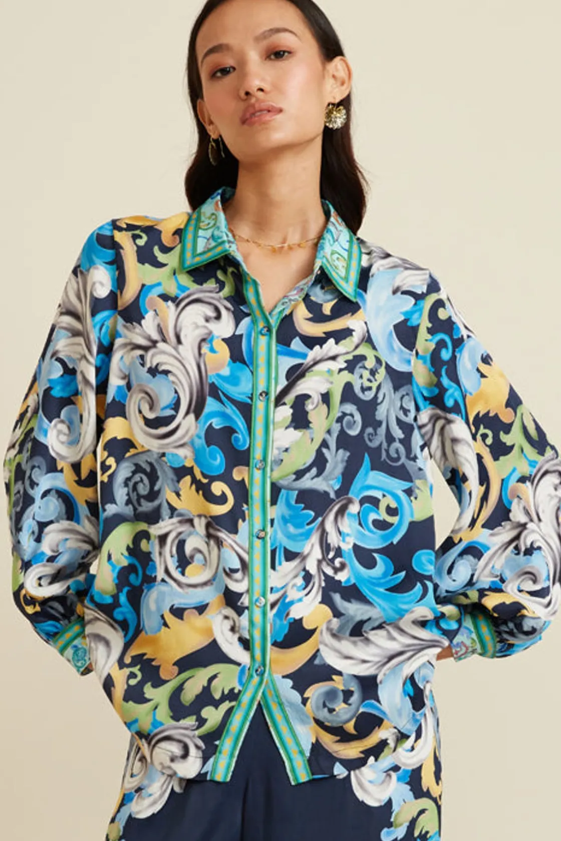 RANNA GILL Tops-Athena Blouse Multicolor