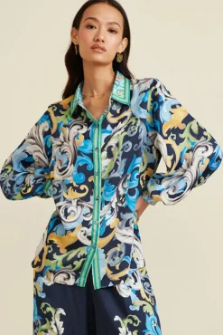 RANNA GILL Tops-Athena Blouse Multicolor