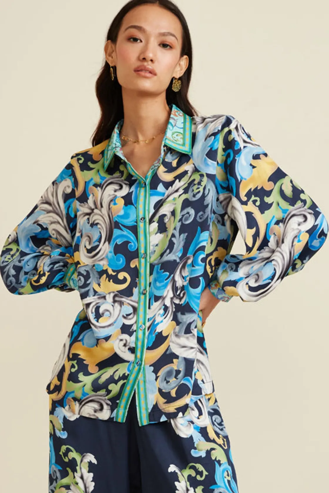 RANNA GILL Tops-Athena Blouse Multicolor