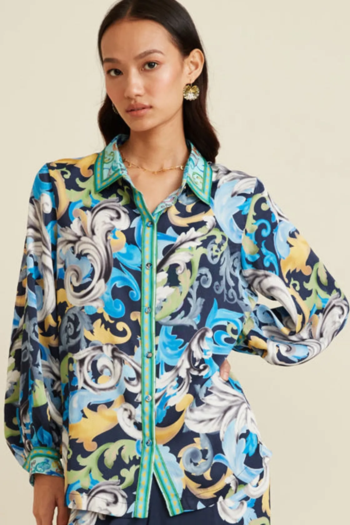 RANNA GILL Tops-Athena Blouse Multicolor