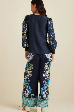 RANNA GILL Matching Sets-Aubery Matching Set Navy