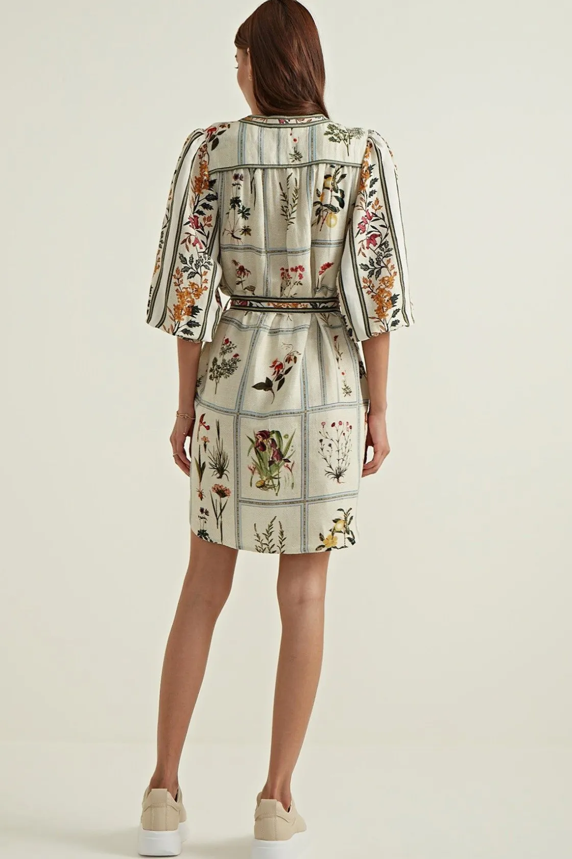 RANNA GILL Dresses-Ava Dress Tile Bloom