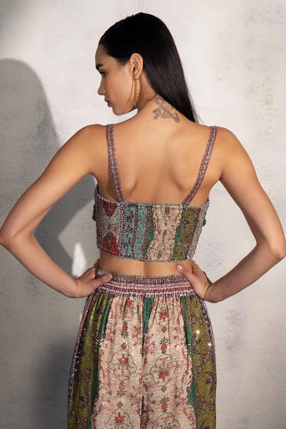 RANNA GILL Matching Sets-Azaria Bustier Multi