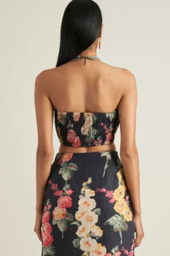 RANNA GILL Tops-Betsy Bustier Tile Bloom