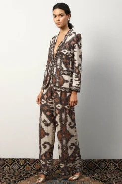RANNA GILL Matching Sets-Blair Jacket Brown