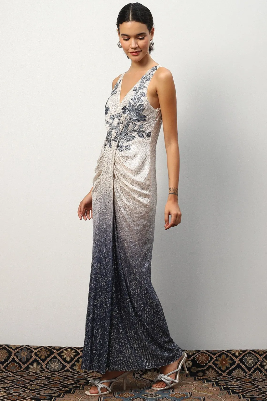 RANNA GILL Dresses-Camalia Dress Grey