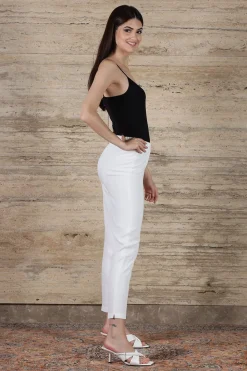 RANNA GILL Classic Pants-Camilla Pant White