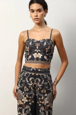 RANNA GILL Tops-Caroline Corset Black