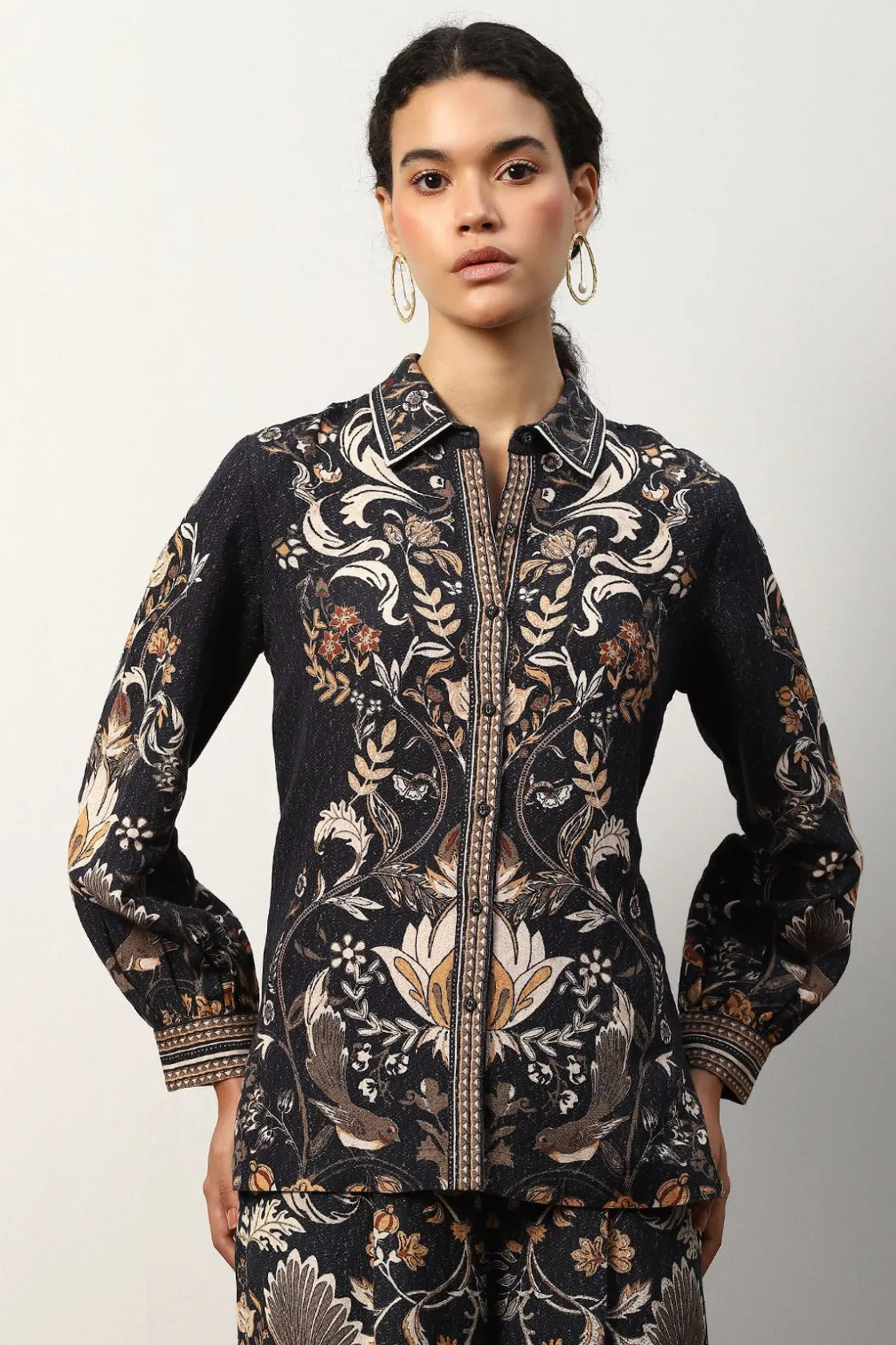 RANNA GILL Tops-Celia Blouse Black