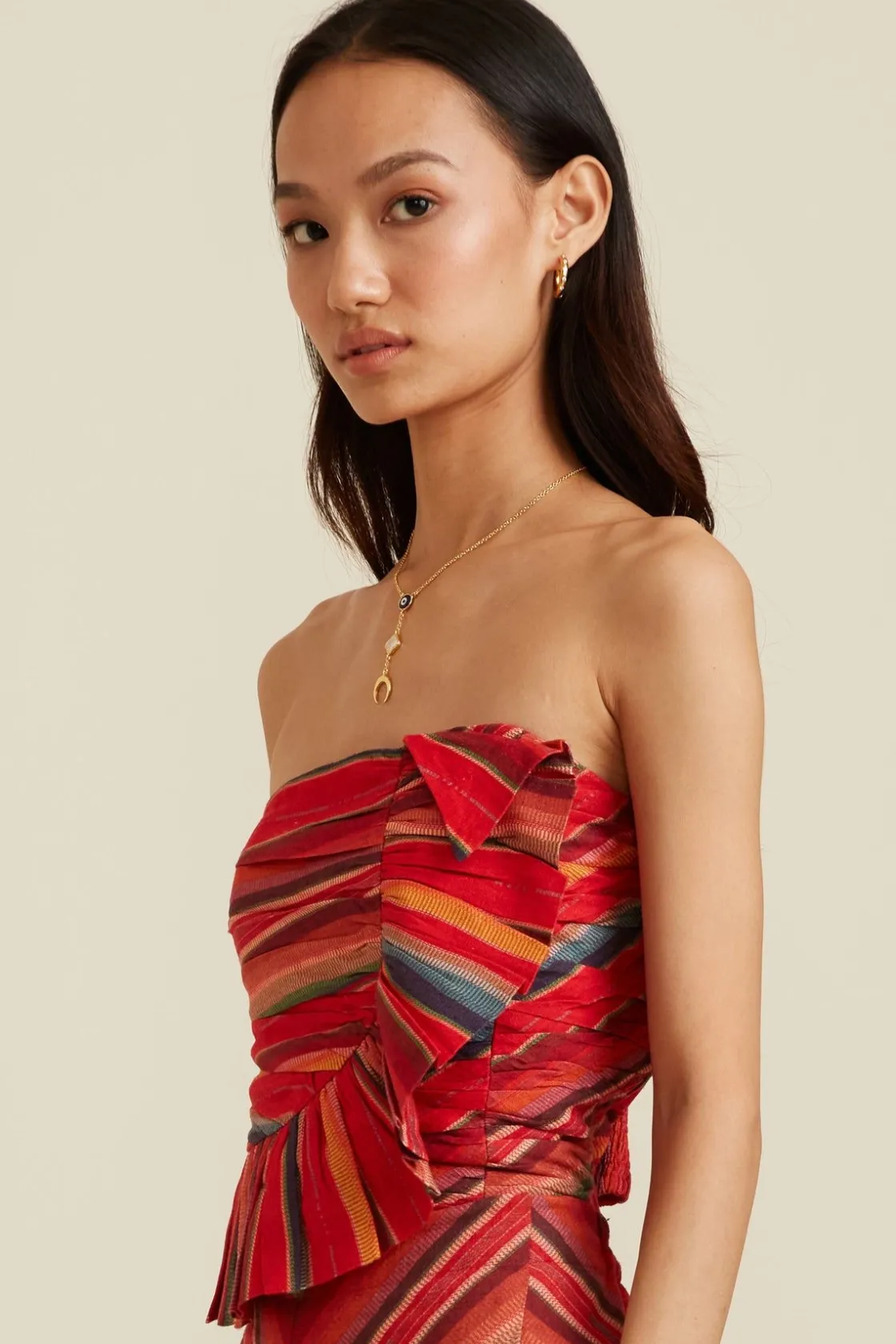 RANNA GILL Tops-Dafni Corset Multicolor