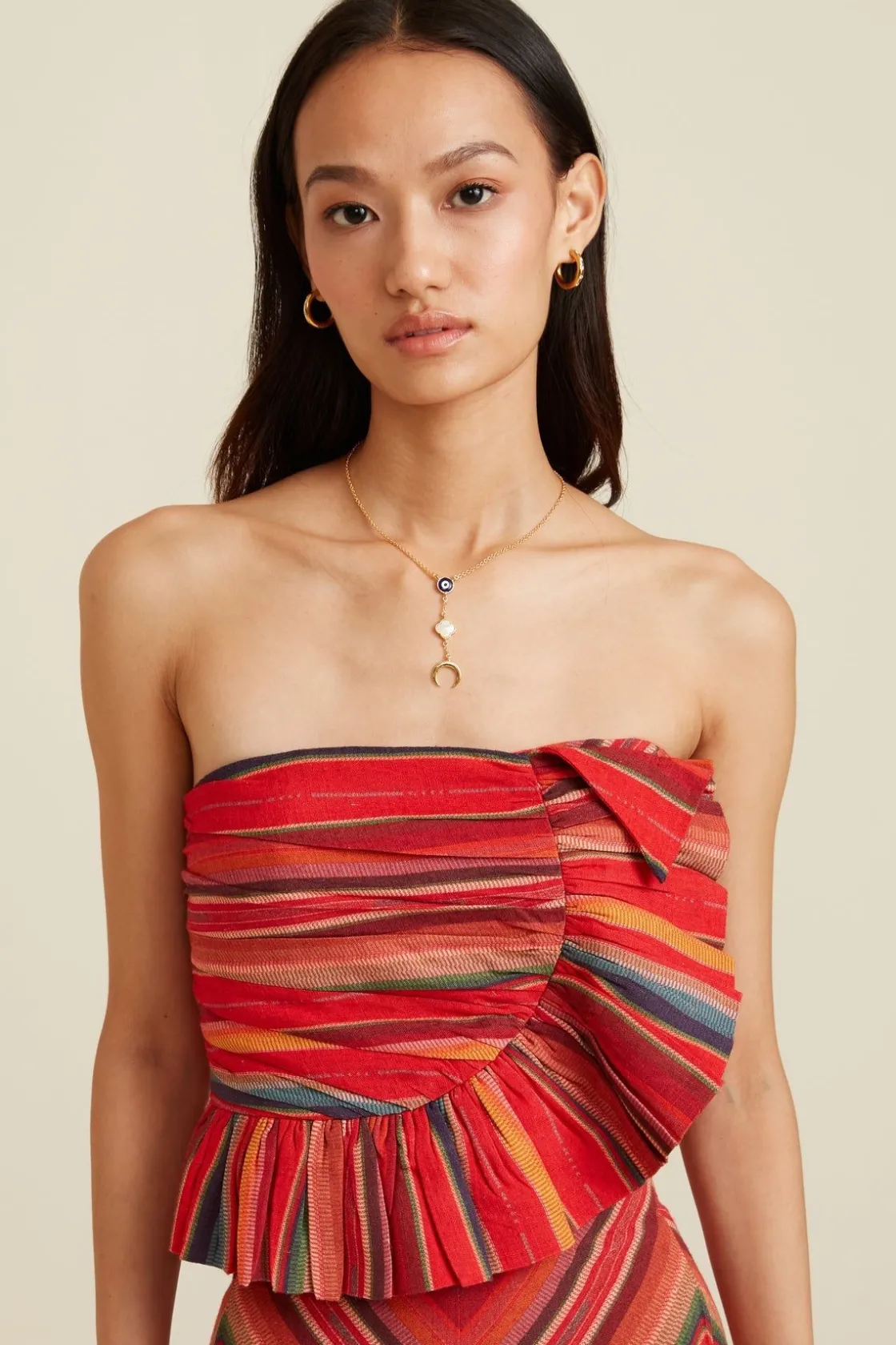 RANNA GILL Tops-Dafni Corset Multicolor