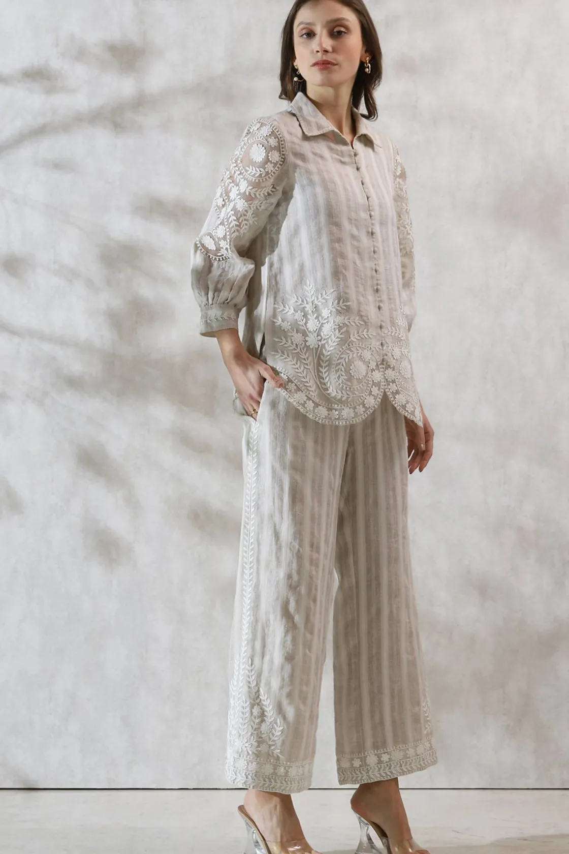 RANNA GILL Matching Sets-Darla Matching Set Moon Beam Stripe