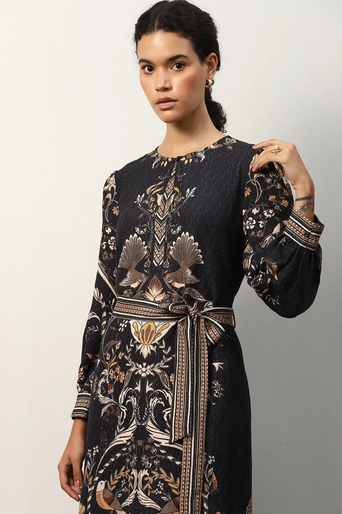 RANNA GILL Tunics-Darlie Dress Black