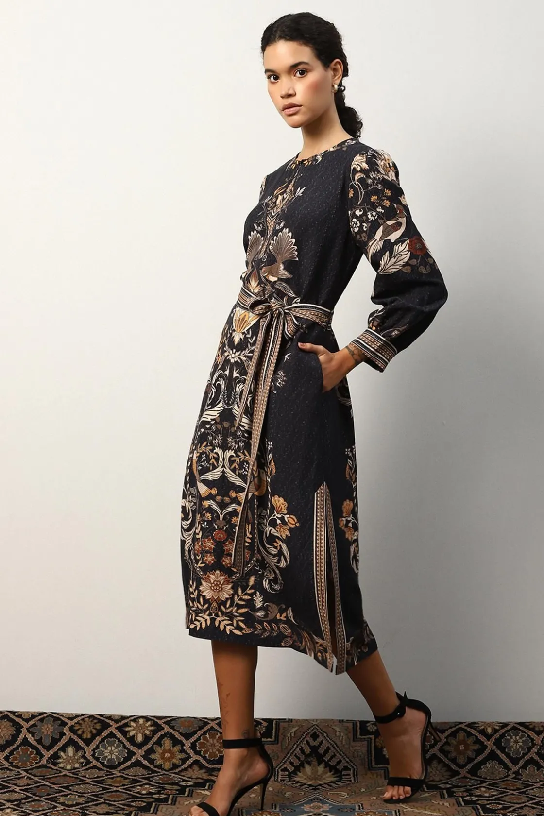 RANNA GILL Tunics-Darlie Dress Black