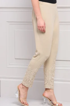 RANNA GILL Classic Pants-Diana Pant Beige