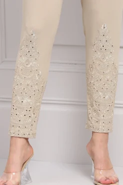 RANNA GILL Classic Pants-Diana Pant Beige