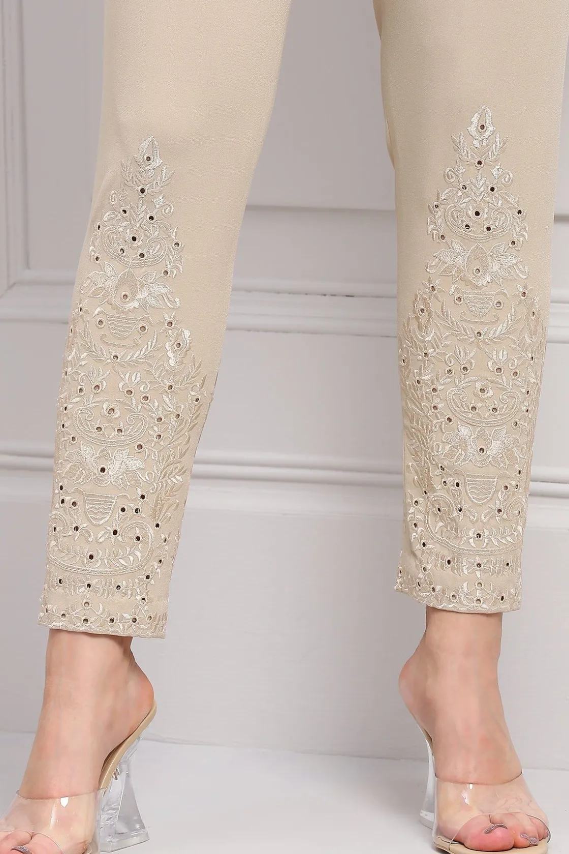 RANNA GILL Classic Pants-Diana Pant Beige
