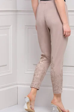 RANNA GILL Classic Pants-Diana Pant Dark Beige