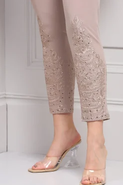 RANNA GILL Classic Pants-Diana Pant Dark Beige