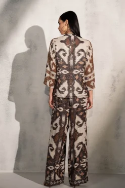 RANNA GILL Matching Sets-Elleson Blouse Brown