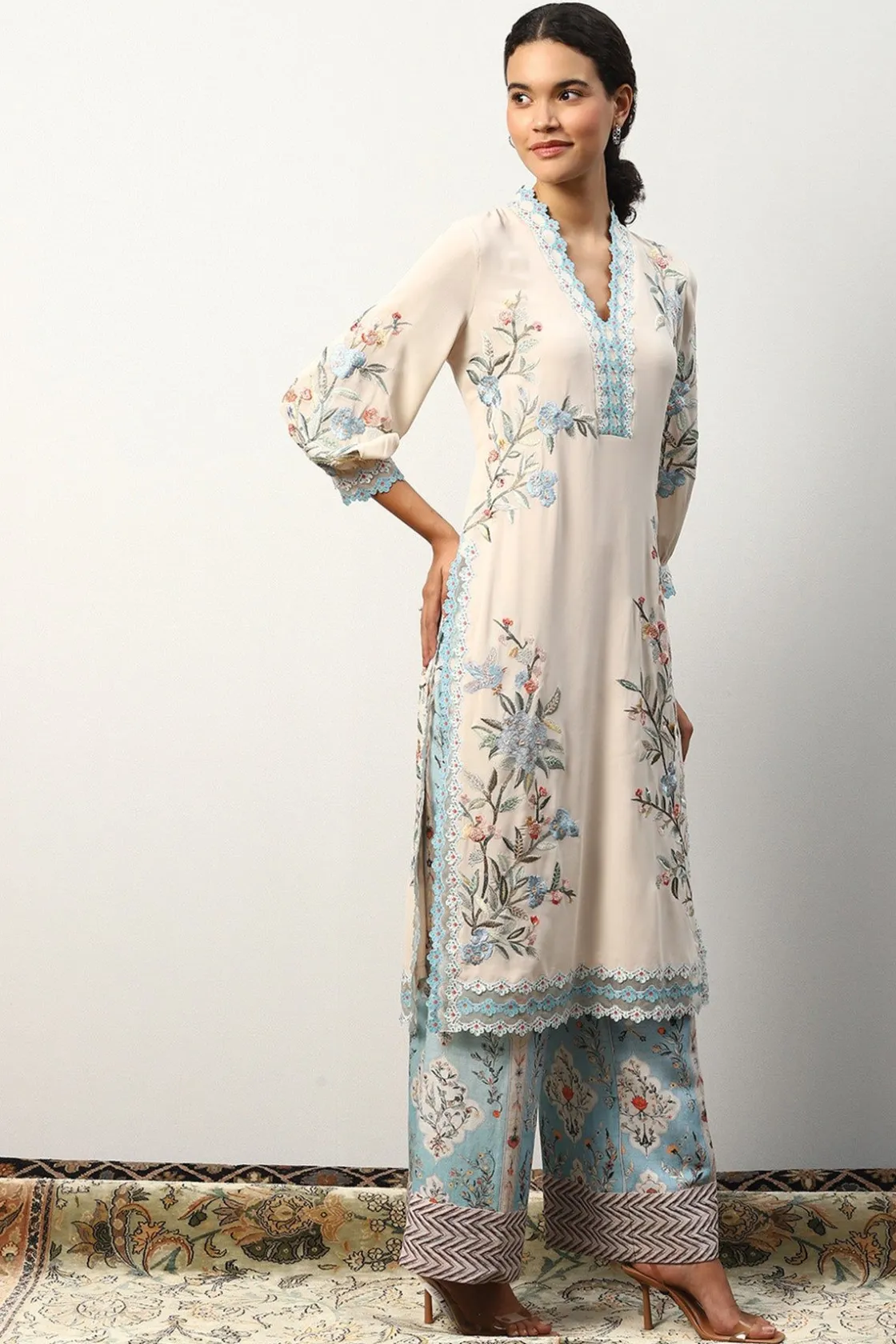 RANNA GILL Tunics-Ellie Tunic Beige