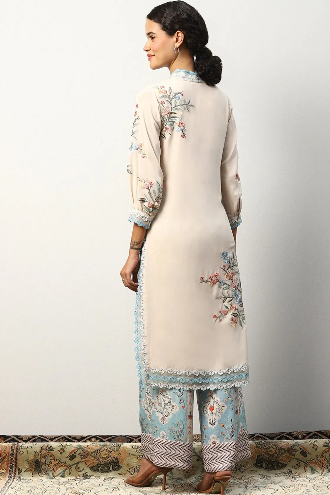 RANNA GILL Tunics-Ellie Tunic Beige