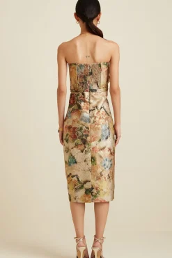 RANNA GILL Dresses-Ember Dress Yellow