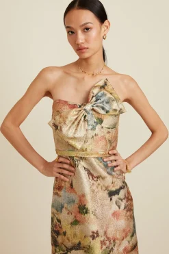 RANNA GILL Dresses-Ember Dress Yellow