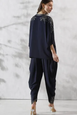 RANNA GILL Matching Sets-Emily Matching Set Navy Blue