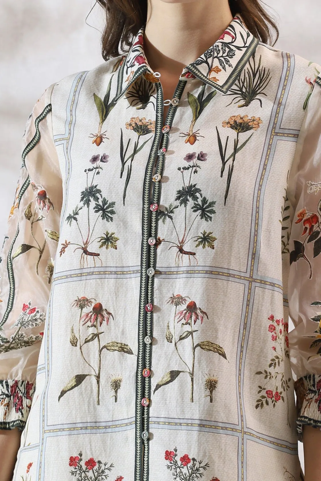 RANNA GILL Tops-Emma Blouse Off White