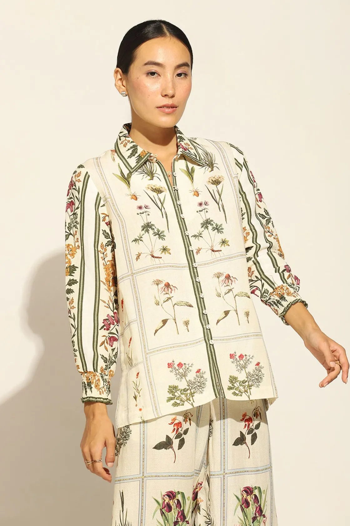 RANNA GILL Tops-Emma Blouse Off White
