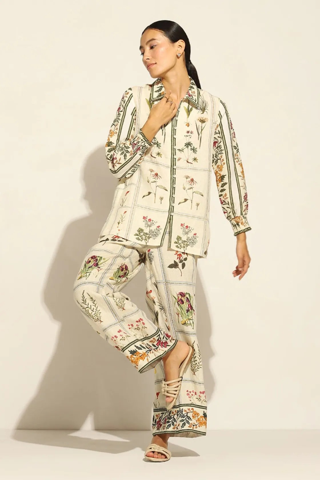 RANNA GILL Tops-Emma Blouse Off White