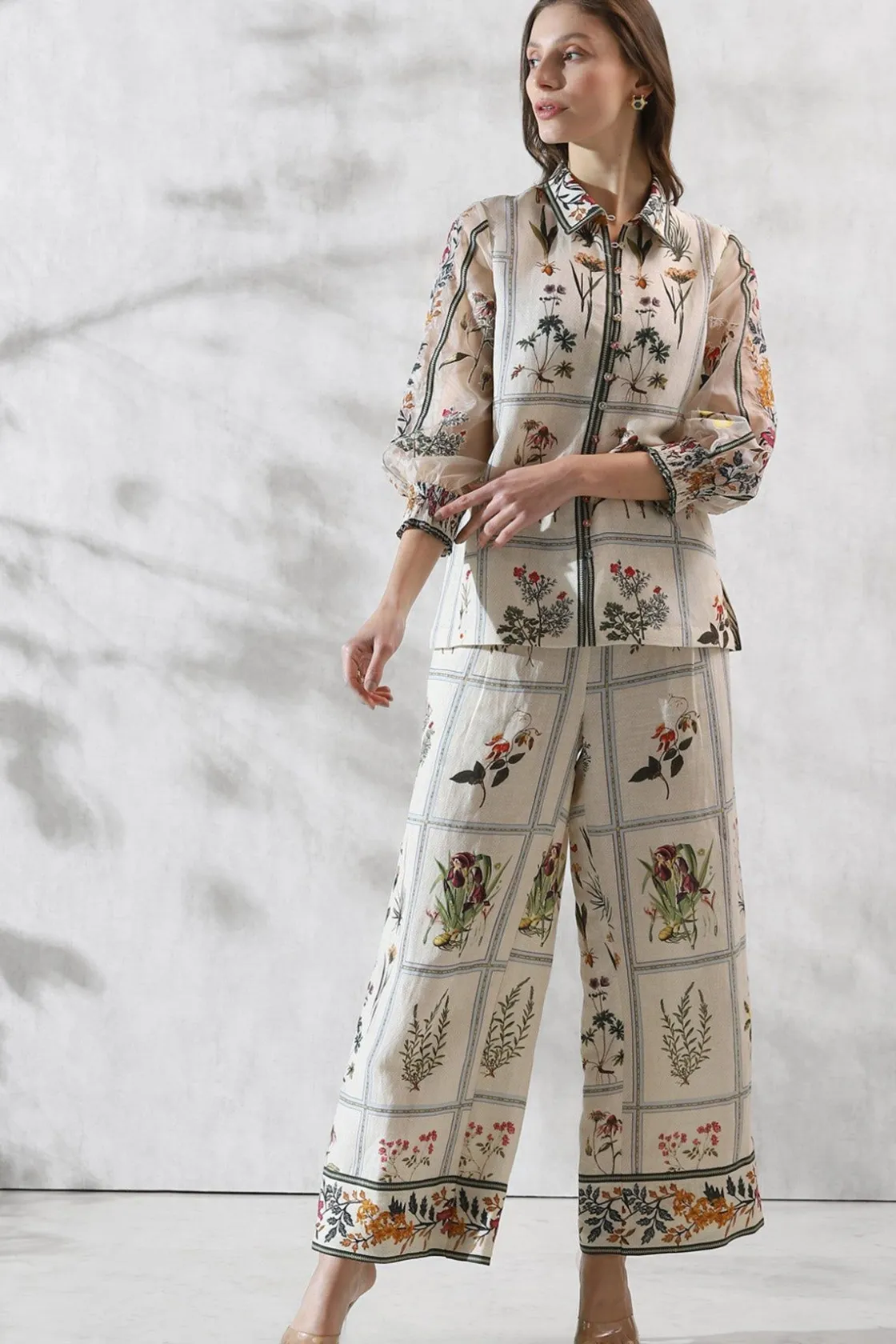 RANNA GILL Tops-Emma Blouse Off White