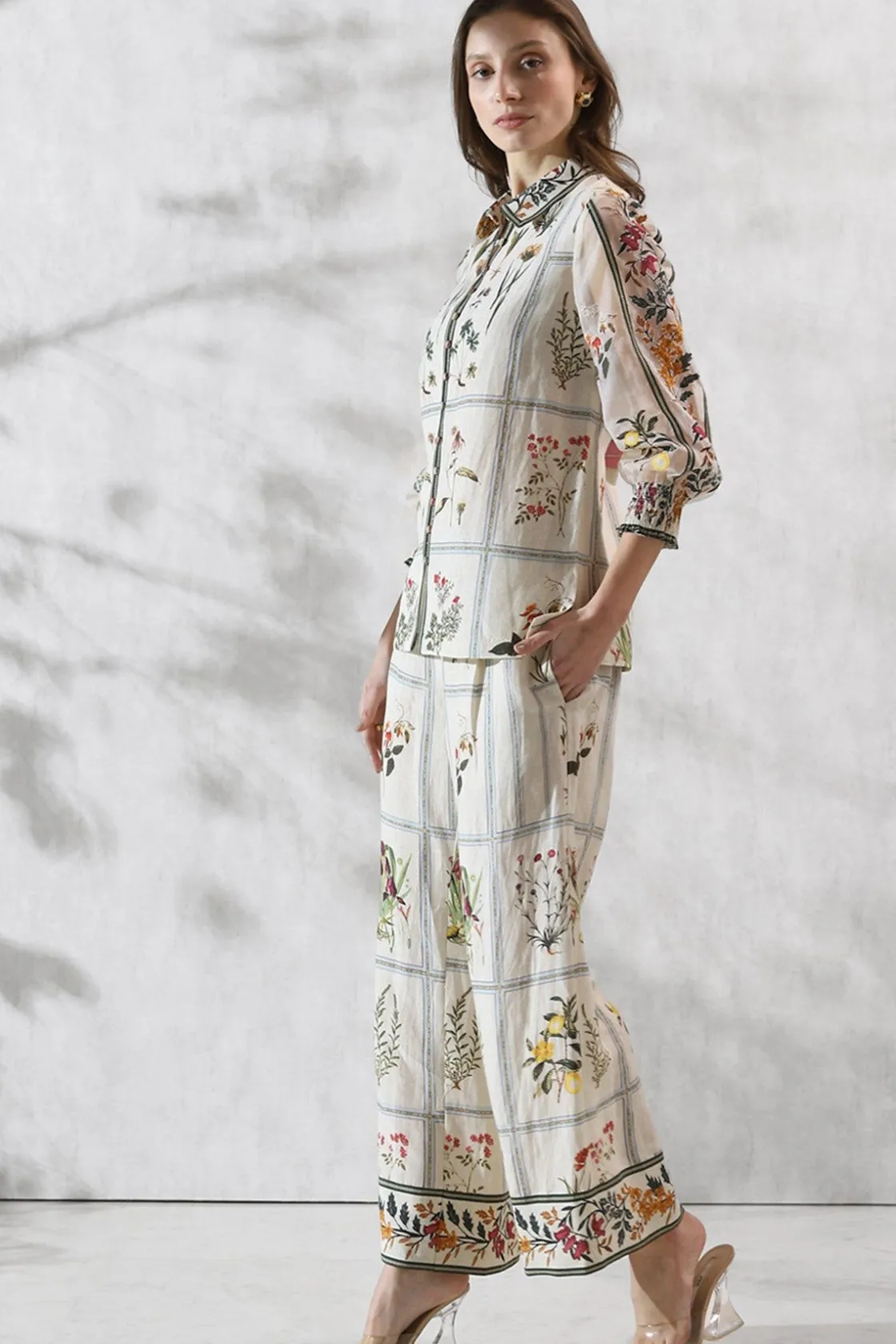 RANNA GILL Tops-Emma Blouse Off White