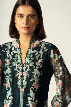 RANNA GILL Tunics-Emory Tunic Teal Forest