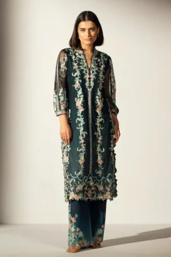 RANNA GILL Tunics-Emory Tunic Teal Forest