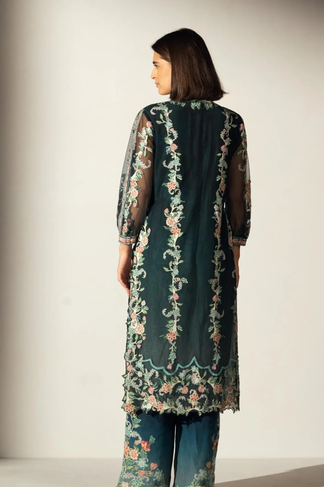 RANNA GILL Tunics-Emory Tunic Teal Forest