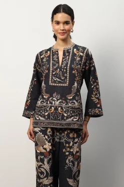 RANNA GILL Tops-Erica Blouse Black