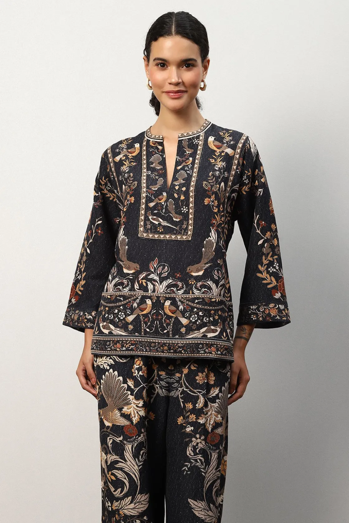 RANNA GILL Tops-Erica Blouse Black