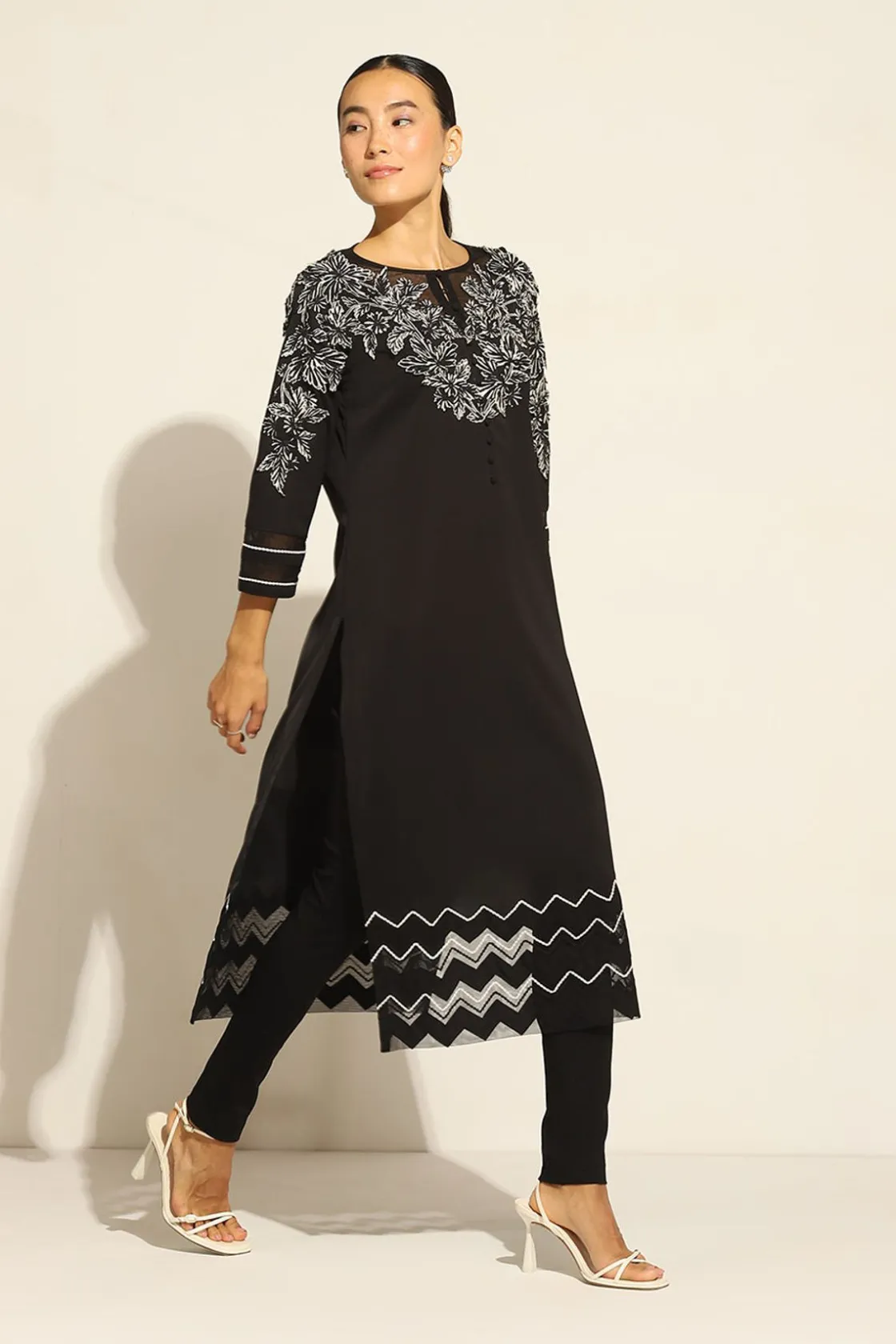 RANNA GILL Tunics-Grace Tunic Black
