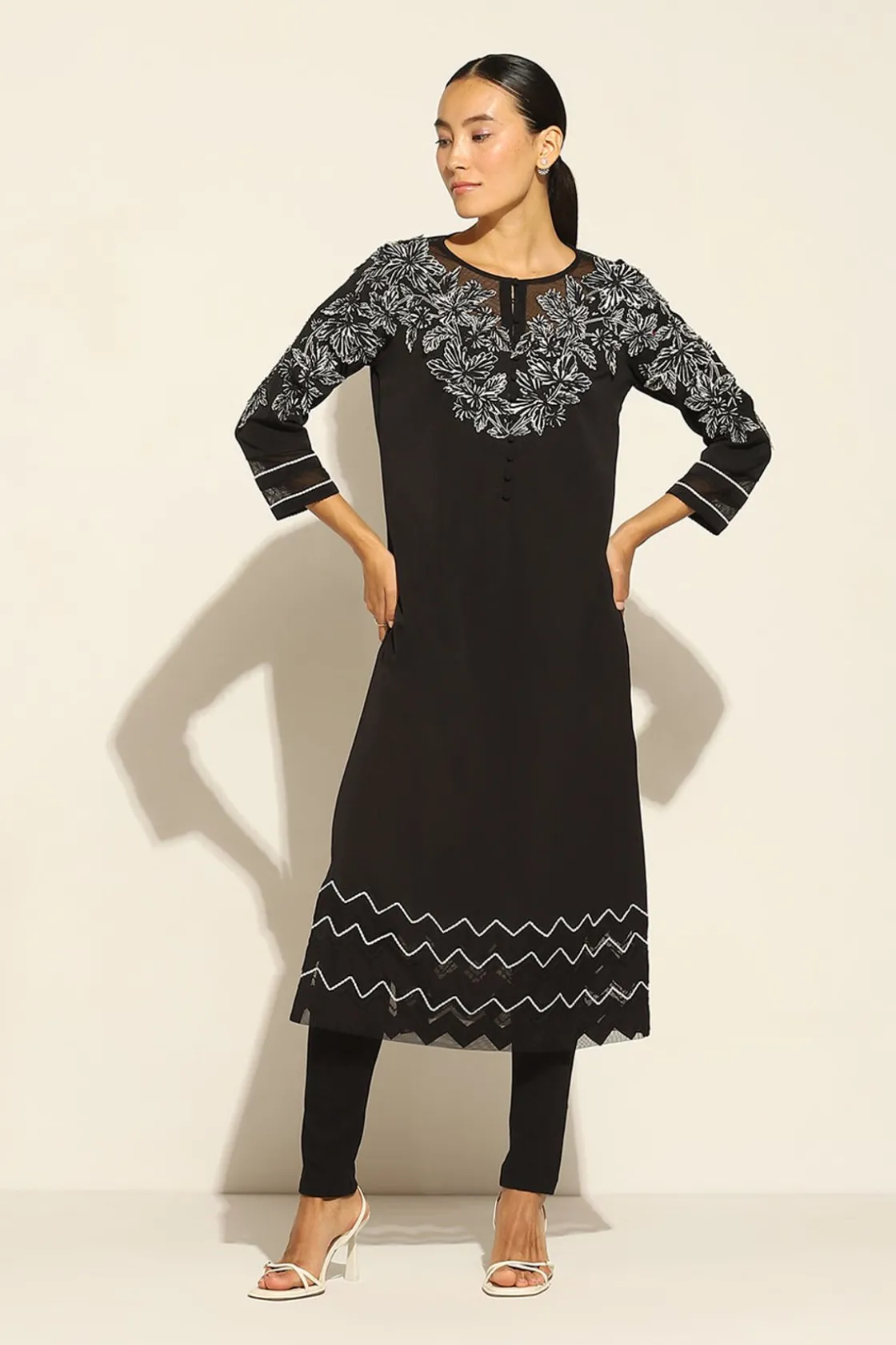 RANNA GILL Tunics-Grace Tunic Black